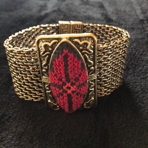 Unique Magnetic Gold-Toned Bracelet
